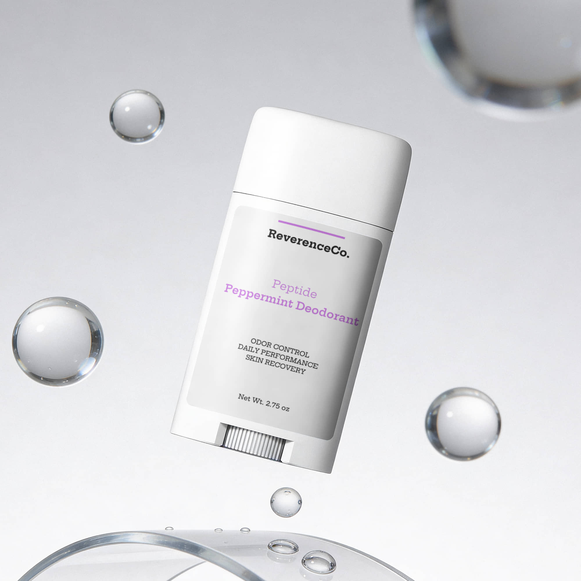 2 Pack Peptide Peppermint Deodorant