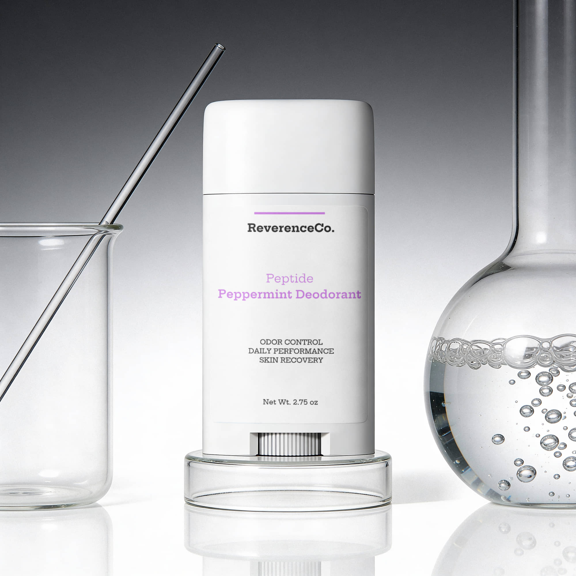 2 Pack Peptide Peppermint Deodorant