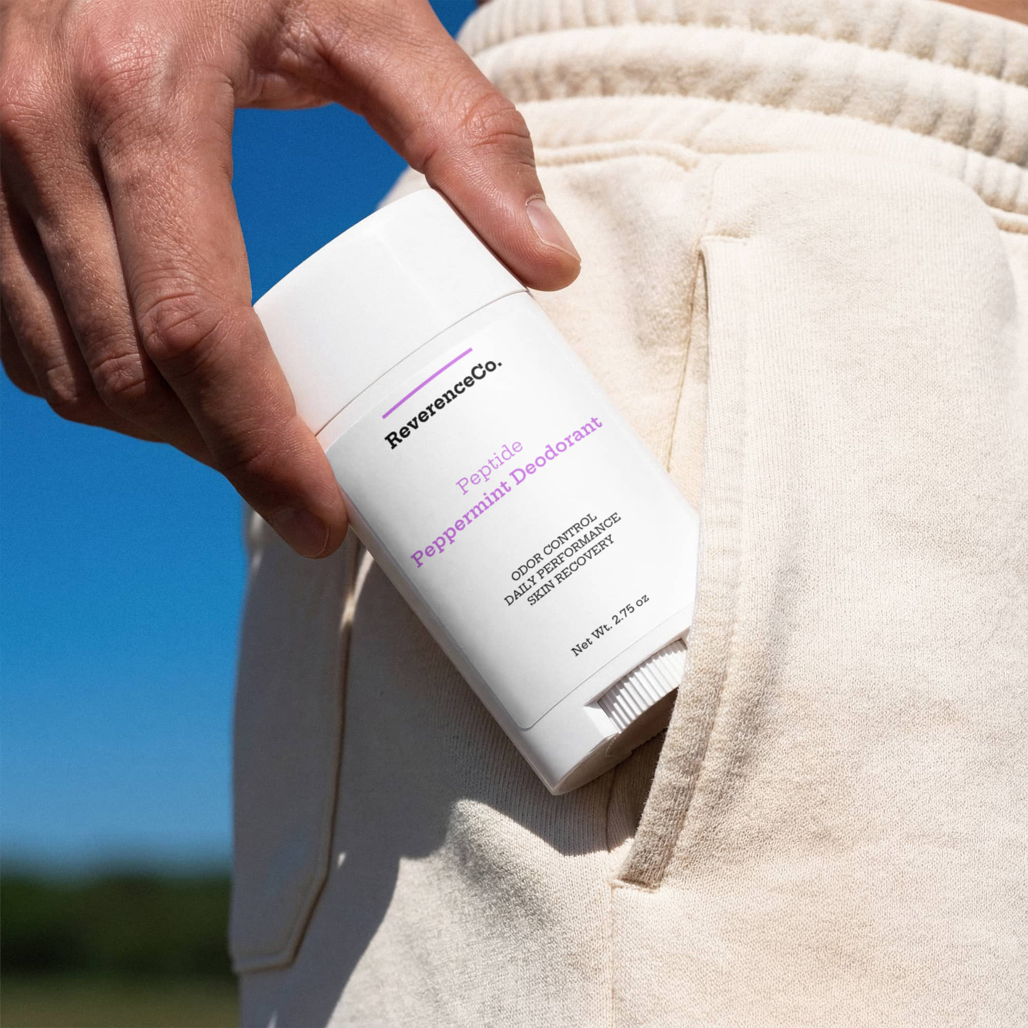 2 Pack Peptide Peppermint Deodorant