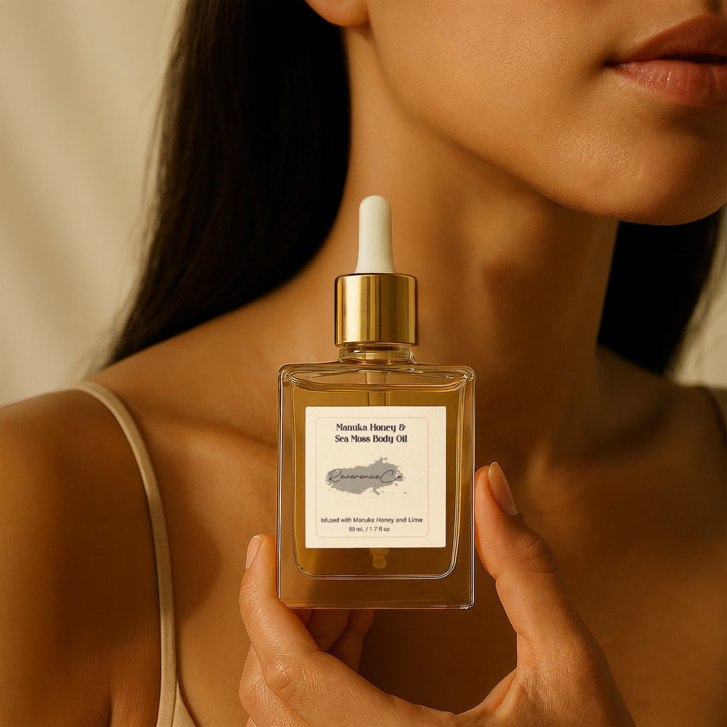 Manuka Honey Sea Moss Post - Shave Oil - ReverenceCo.